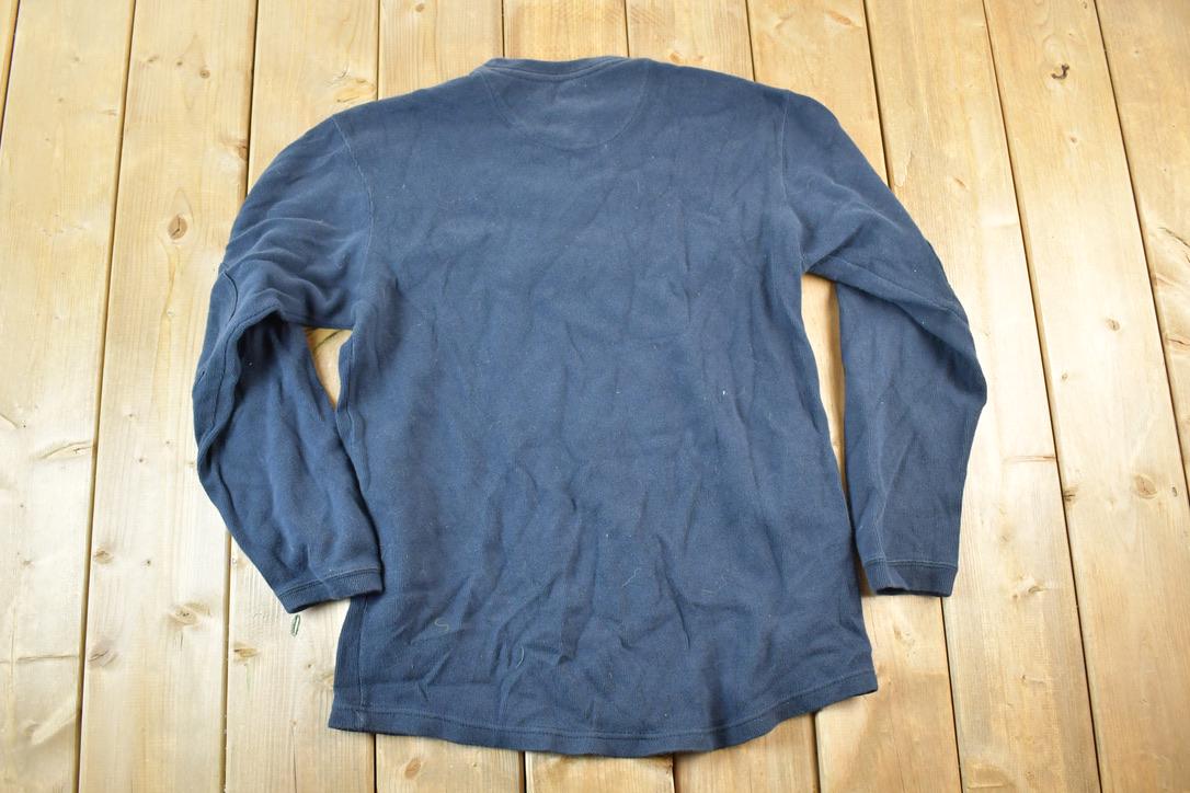 Vintage 1990s Chaps Ralph Lauren Knit Abstract Pattern Crewneck Sweater Mens Large / 90s Crewneck / Preppy Knits / Wool Blend / Cotton Blend