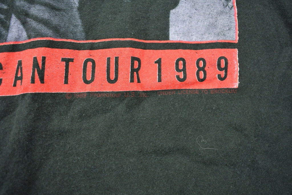 Vintage 1989 Rolling Stones Steel Wheels Graphic Band T Shirt