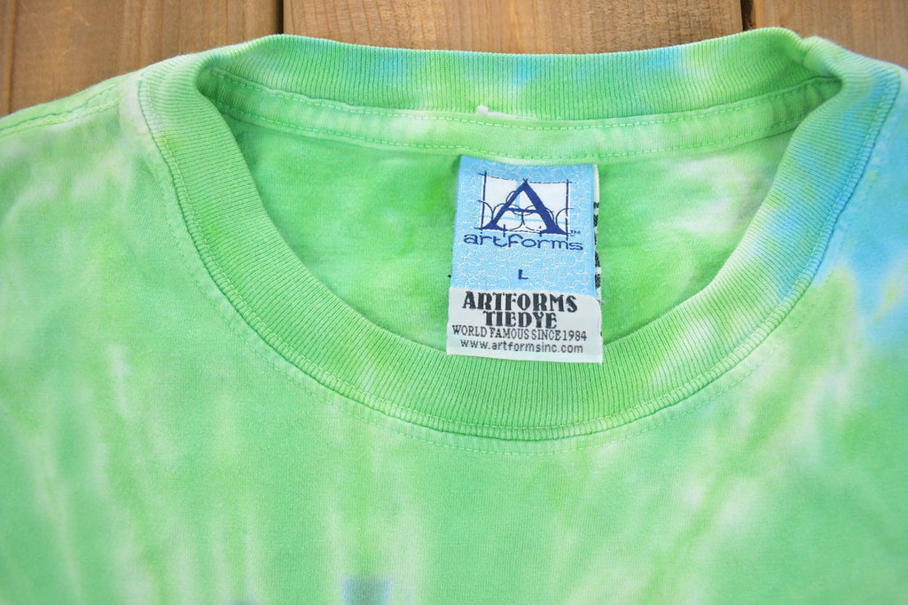 Vintage 1990s Columbus Zoo Graphic Tie Dye Souvenir T Shirt