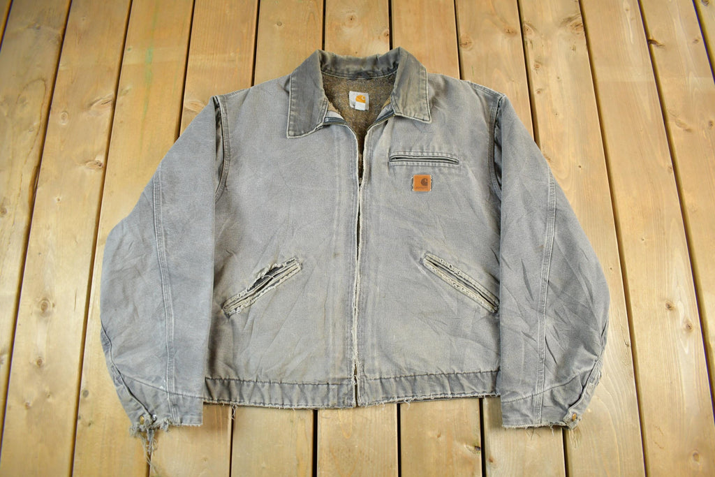 Vintage 1990s Carhartt Detroit Jacket Blanket Lined Men's 2XL