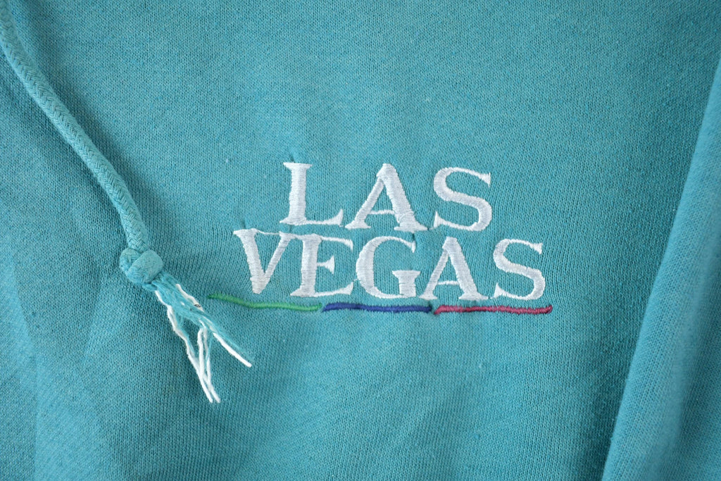 Vintage 1990s Las Vegas Quarter Zip Mockneck Sweatshirt
