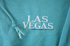 Vintage 1990s Las Vegas Quarter Zip Mockneck Sweatshirt