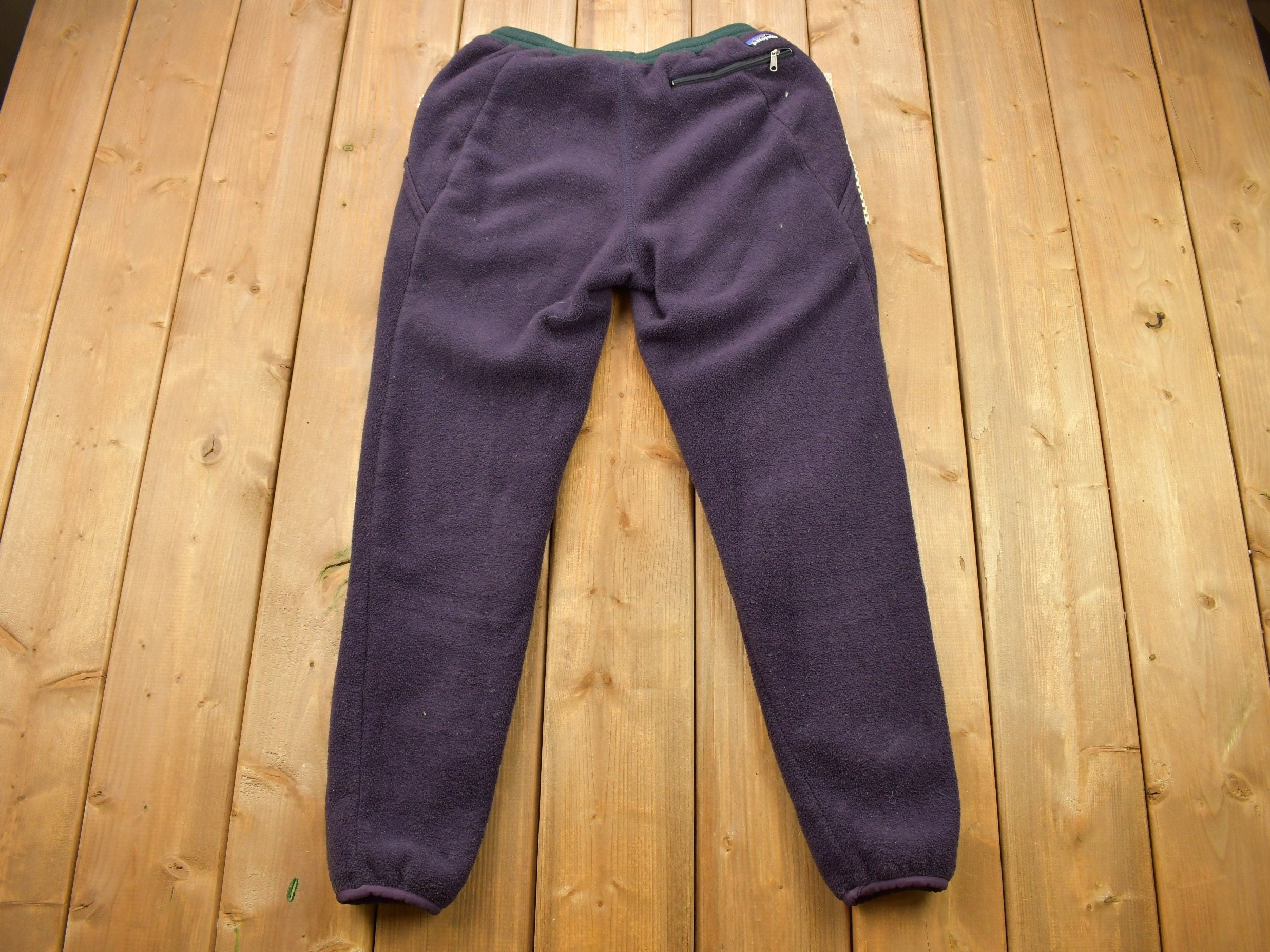 Vintage 1990s Patagonia T Snap Fleece Sweater & Matching Pants Size M