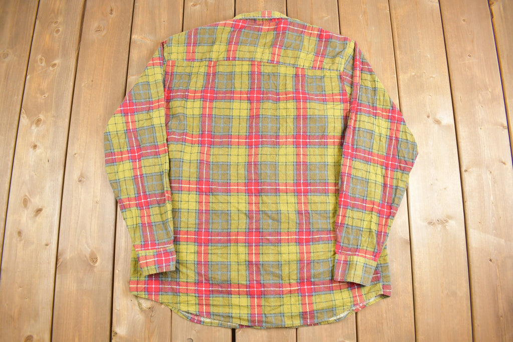 Vintage 1990s Haband Plaid Button Up Shirt
