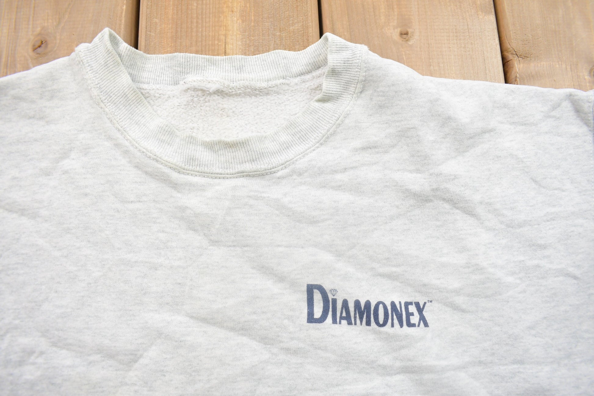 Vintage 1990s Diamonex Crewneck Sweatshirt / 90s Crewneck / Made In USA / Essential / Streetwear / 90s Blank