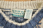 Vintage 1990s Cotton Traders Knit Crewneck Sweater