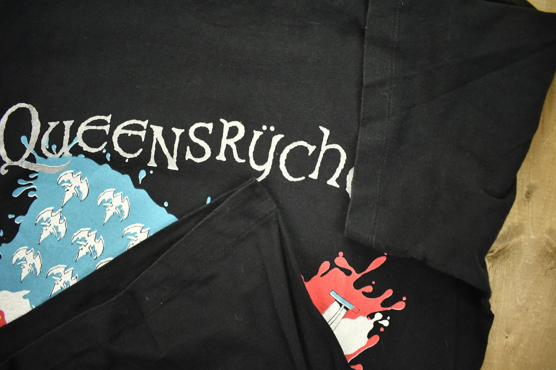 Vintage 1991 Queensrÿche Building Empires World Tour Band T-Shirt