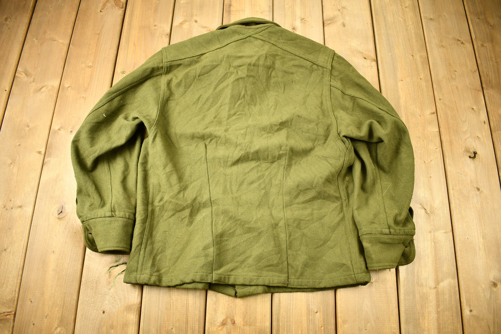 Vintage Military Button Up Shirt