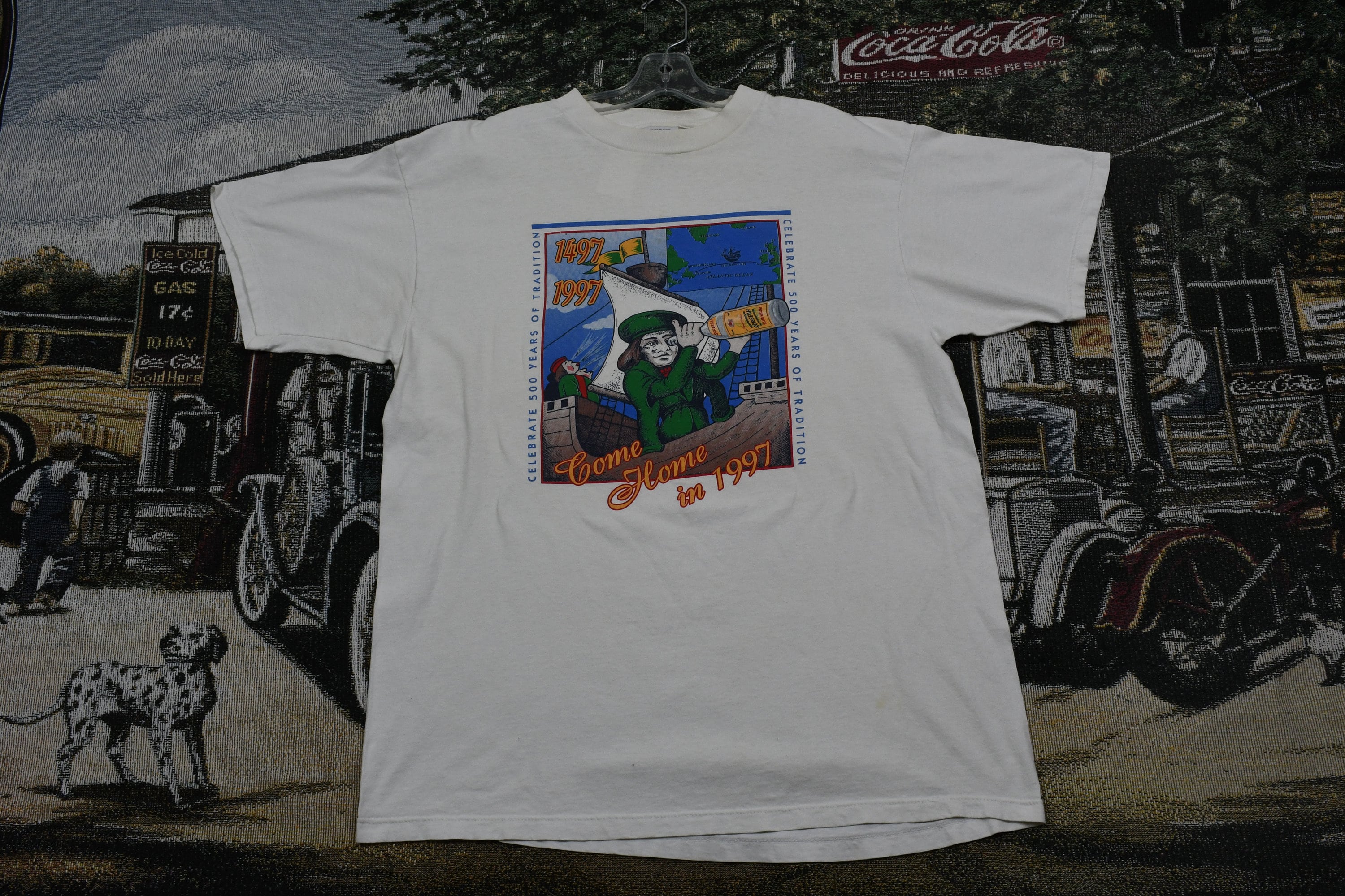 Vintage 1997 Come Home In 1997 Celebrate 500 Years Of Tradition Graphic T Shirt