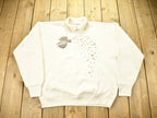 Vintage 1990s Morning Sun Cute Angel Theme Crewneck Sweater