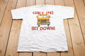 Vintage 1990s School Bus Get In Sit Down T-Shirt