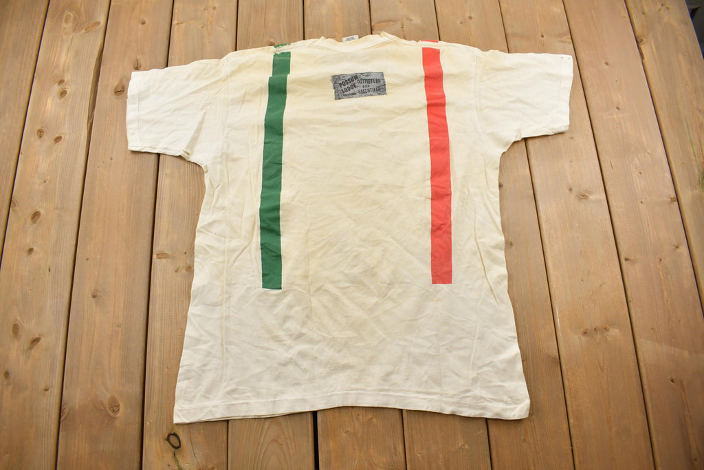 Vintage 1990s The Red Green Show Possum Lodge Funny Single Stitch Graphic T-Shirt Made In Canada