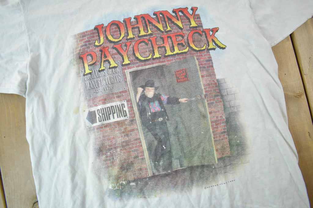 Vintage 1995 Johnny Paycheck Take This Job And Shove It Band T-shirt
