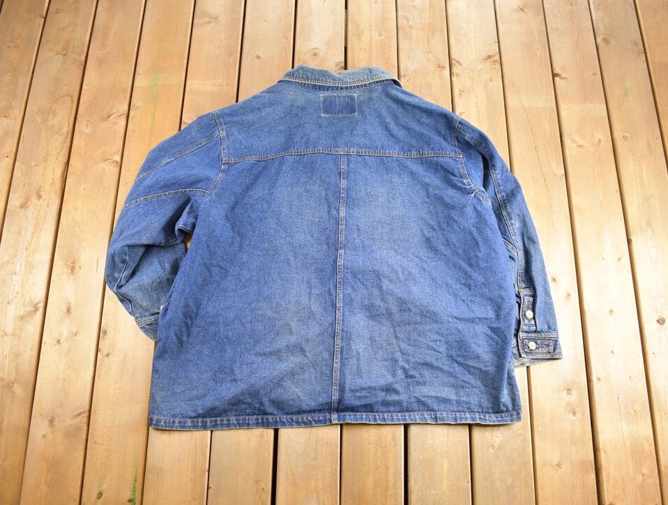 Vintage 1980s Out Of Character Denim Jean Jacket