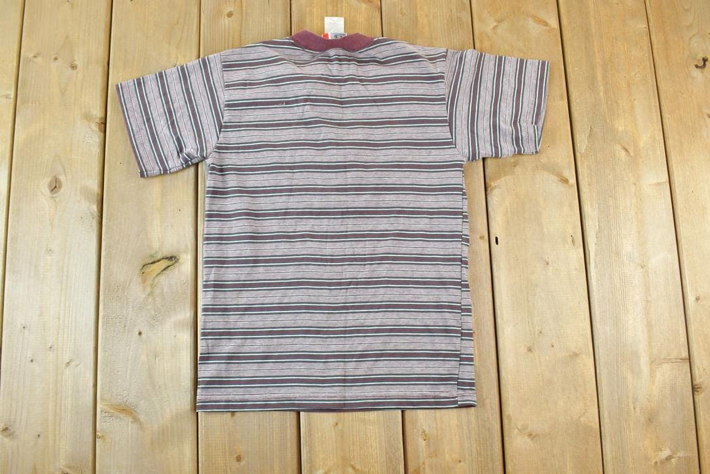 Vintage 1990s Youth Arizona Jeans Souvenir Single Stitch Striped T-Shirt