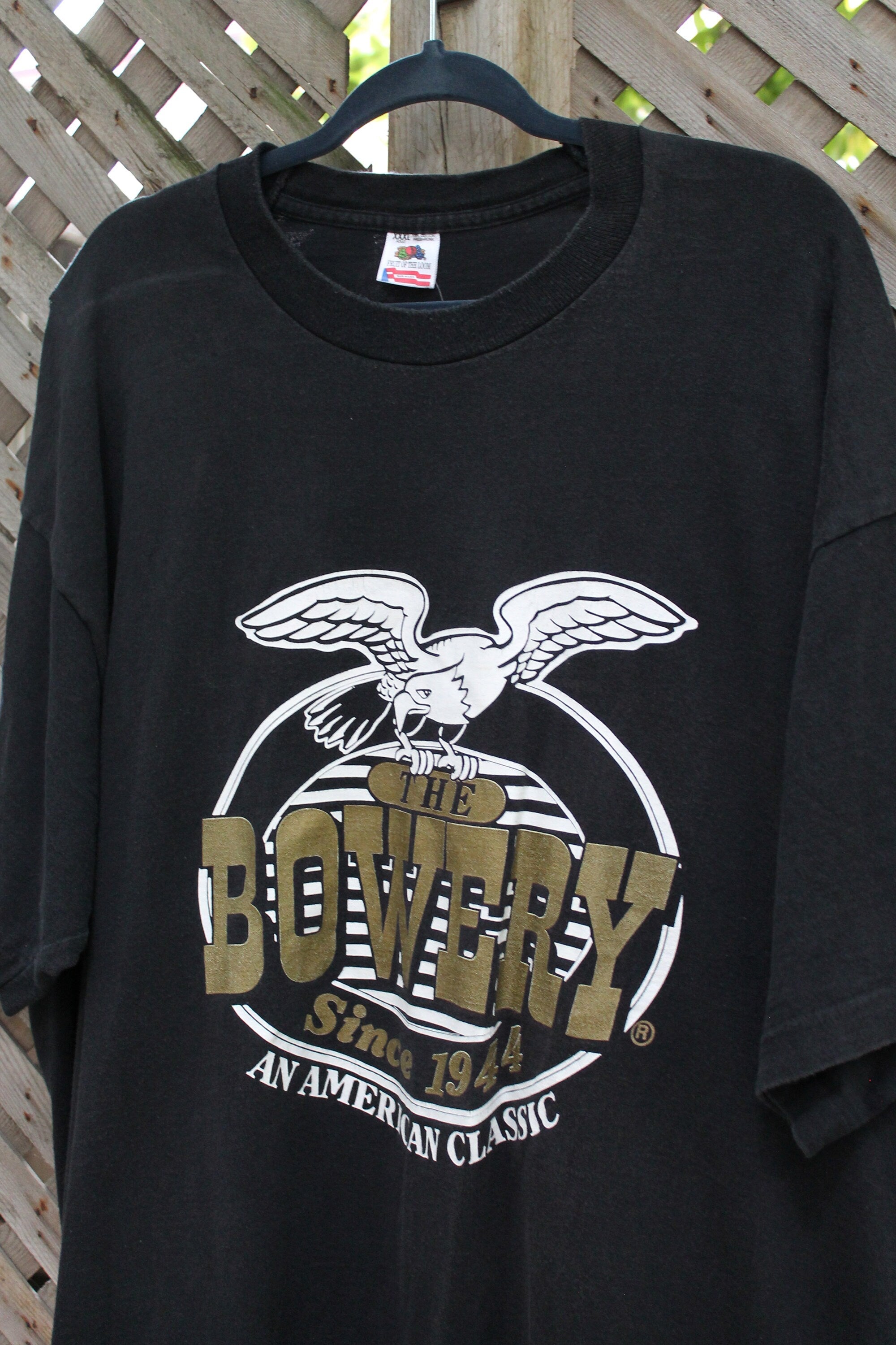 Vintage 1990s The Bowery An American Classic Eagle T-Shirt
