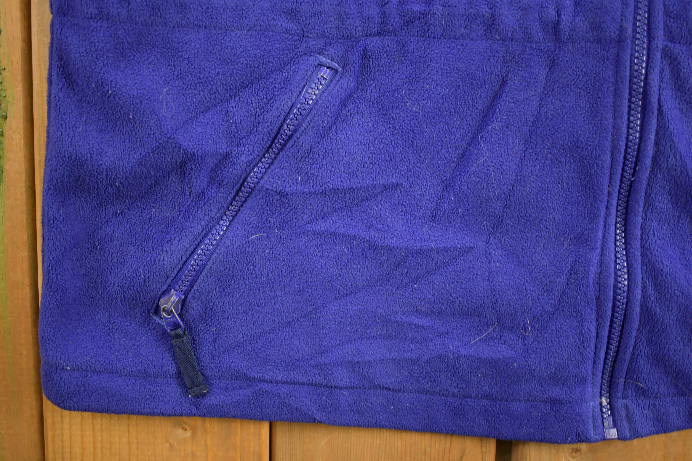 Vintage 1990s Purple Columbia Fleece Sweater