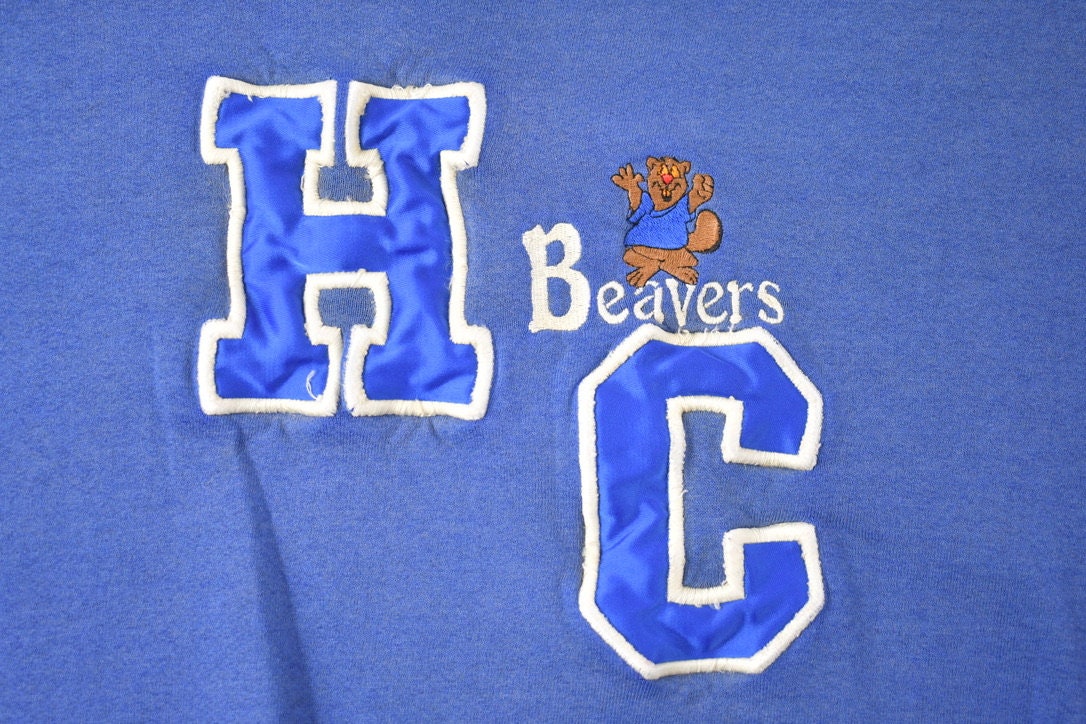 Vintage 1990s Beavers HC Crewneck Sweatshirt