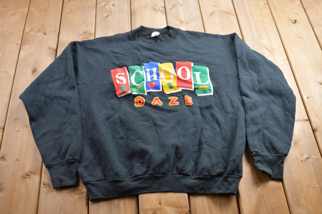 Vintage 1990s School Daze Graphic Crewneck Sweatshirt