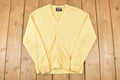 Vintage 1970s Pine State Golf Knit Cardigan Sweater Men's S