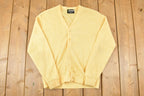 Vintage 1970s Pine State Golf Knit Cardigan Sweater Men's S