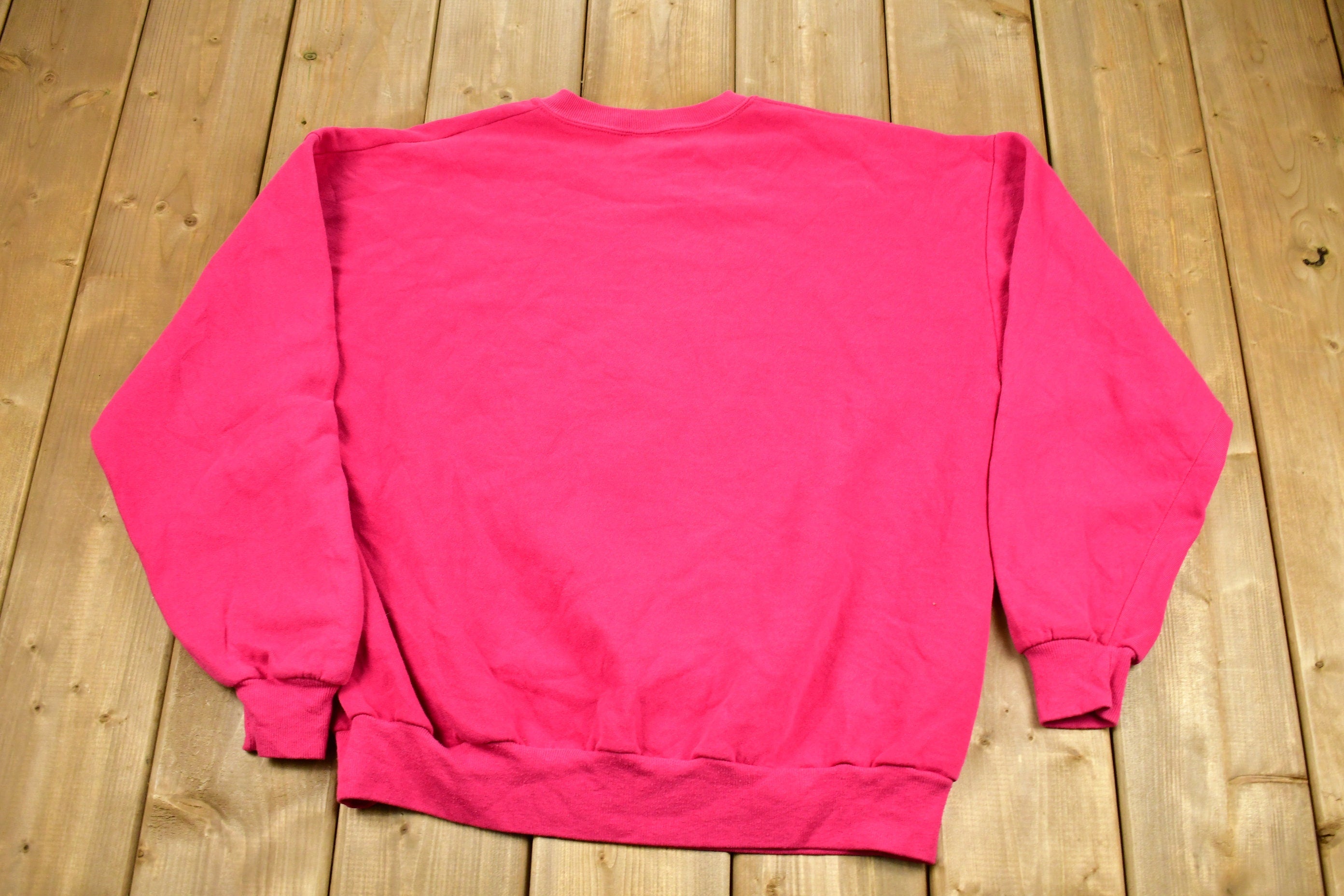 Vintage 1990s Butterfly Floral Graphic Cute Crewneck Sweater