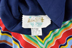 True Vintage 1960s Deadstock Helen Sue Long Sleeve Turtleneck Psychedelic Acyrlic Blouse Knit Sport Top