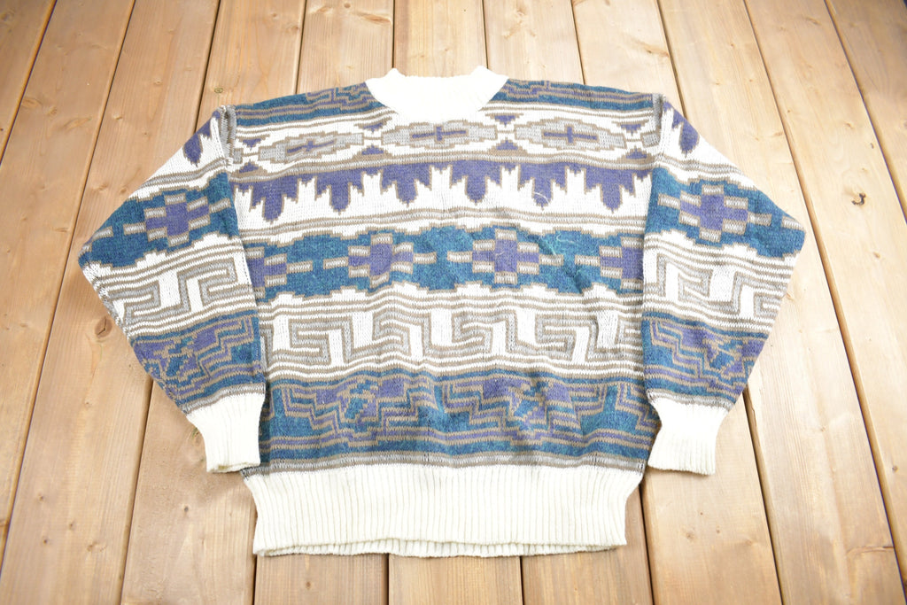 Vintage 1990s Method Knit Crewneck Sweater
