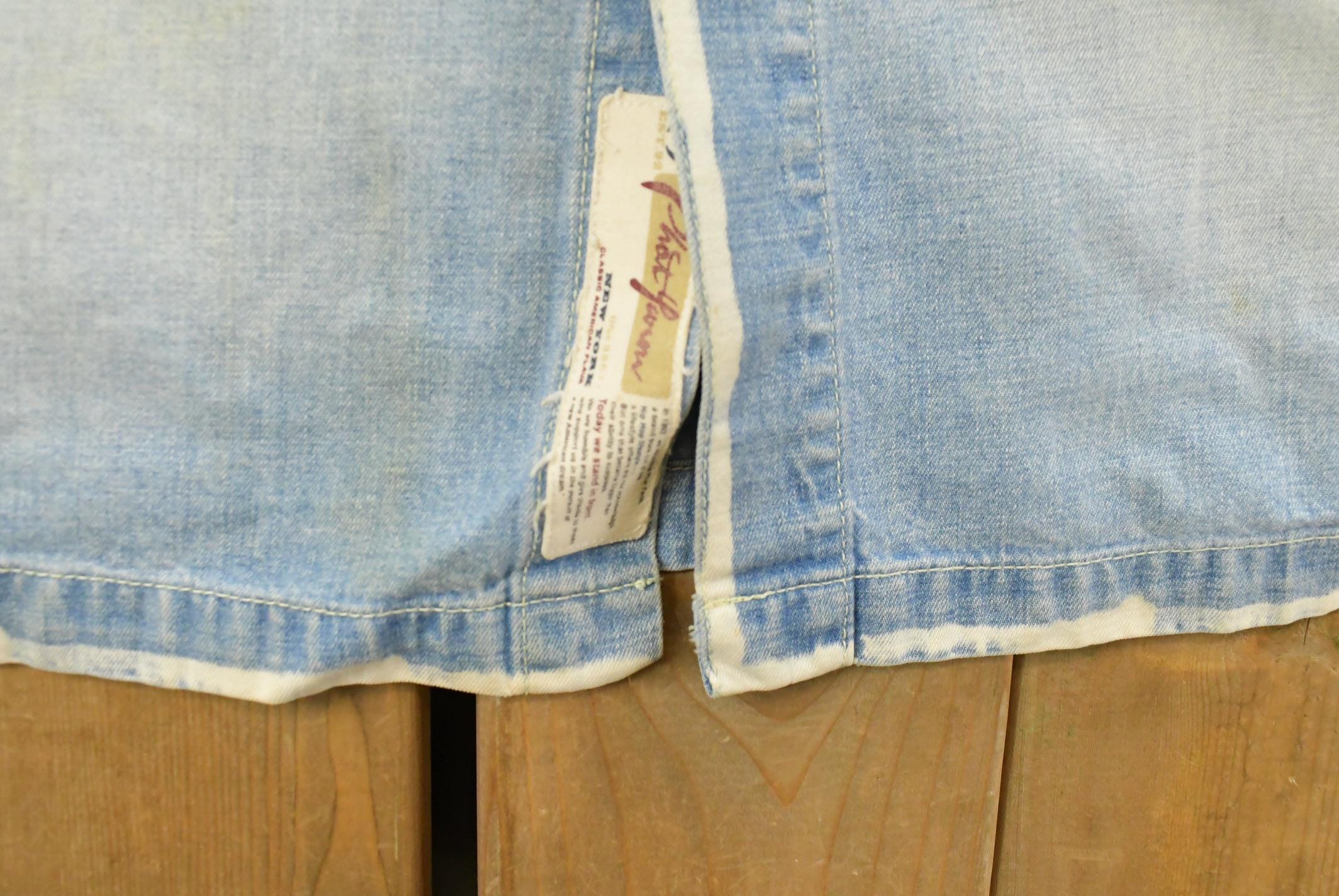 Vintage Y2K Phat Farm Denim Short Sleeve Button Up Shirt Men's XL / Vintage Hip Hop / Embroidered
