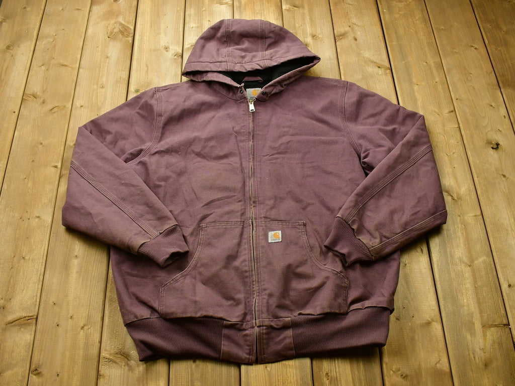 Vintage 90s Carhartt Hooded Chore Coat