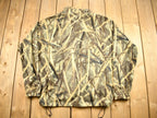 Vintage 1990s Columbia Sportswear Tree Camo Fleece Sweater