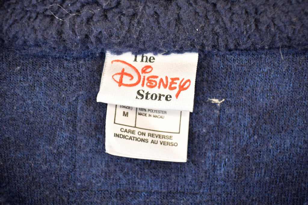 Vintage 1990s Mickey Mouse Disney Adventure Ahead Fleece Outdoorsman Sweater Men's L