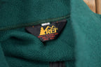Vintage 1990s REI Quarter Zip Fleece Sweater