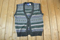 Vintage 1990s Fine Line Knit Perfect Mild Distress Cardigan Sweater Vest Made In USA