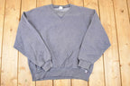 Vintage 1990s Russell Athletics Blank Crewneck Sweatshirt Mens L