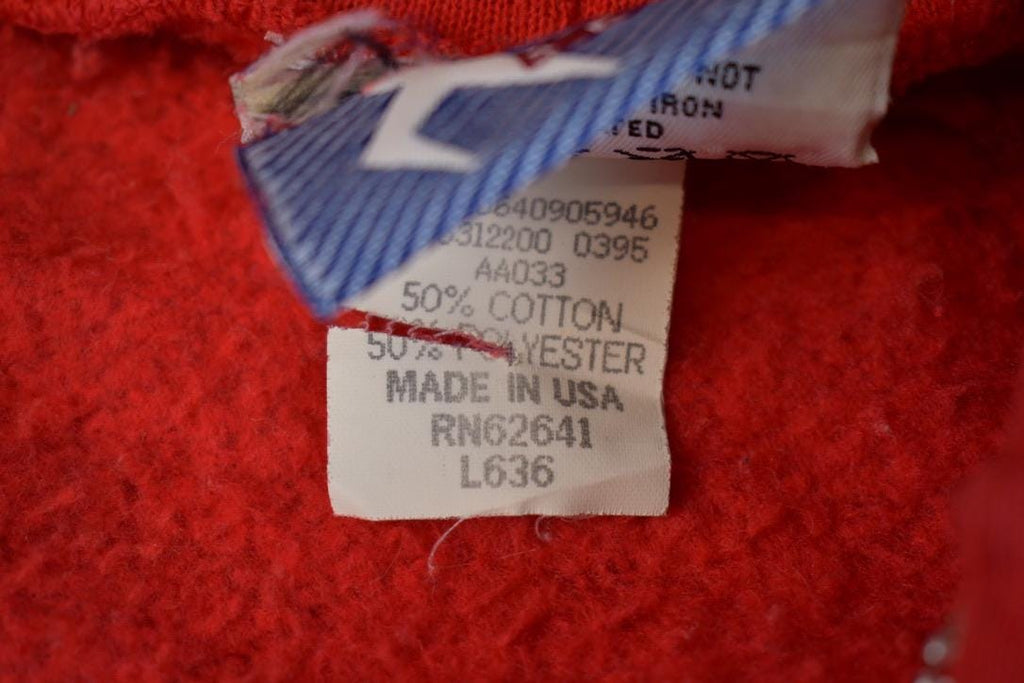 Vintage 1995 Kansas City Chiefs Zip Up Football Hoodie NFL Made In USA