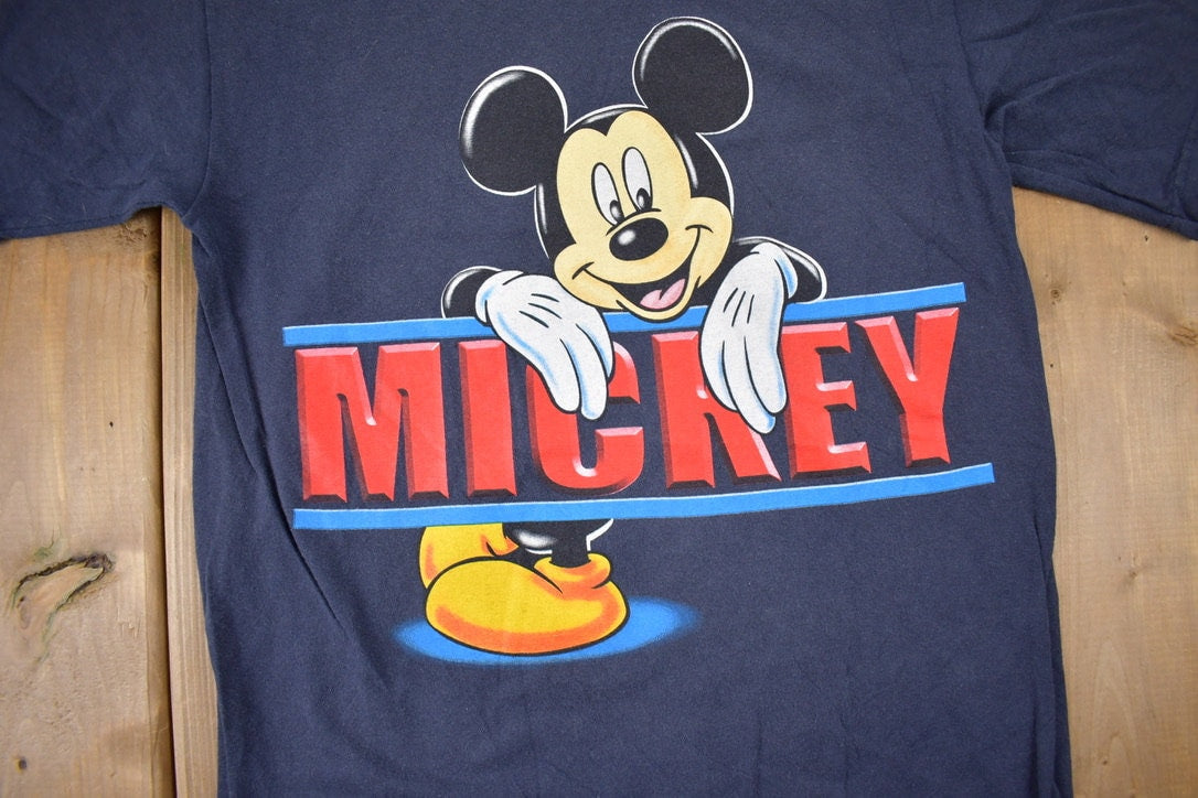 Vintage 1990s Mickey Mouse Cartoon Promo T-Shirt