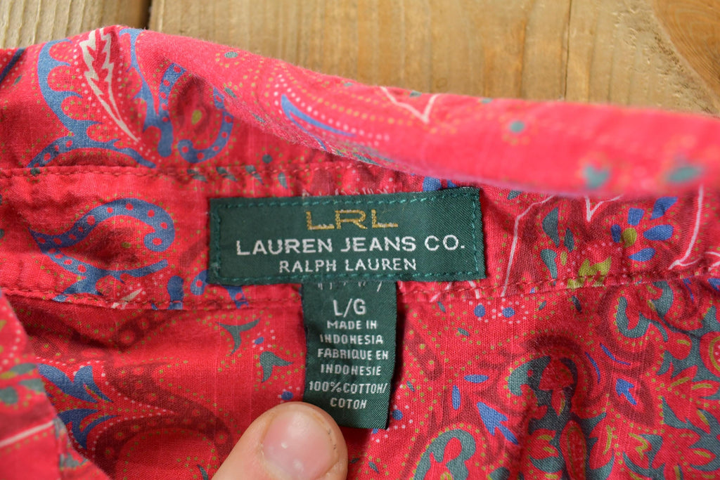 Vintage 90s Lauren Jeans Co Western Button Up Shirt