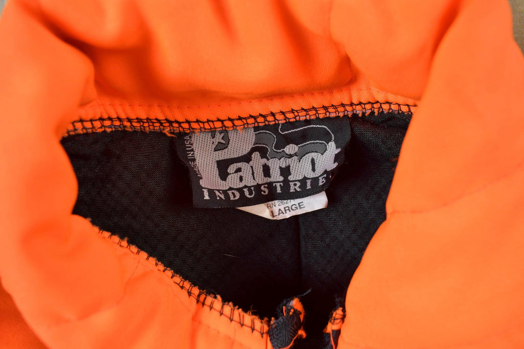Vintage 1980s Patriot Industries Orange Hi Vis Jacket