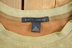 Vintage 1990s Green Banana Republic Wool Knitted Crewneck Sweater