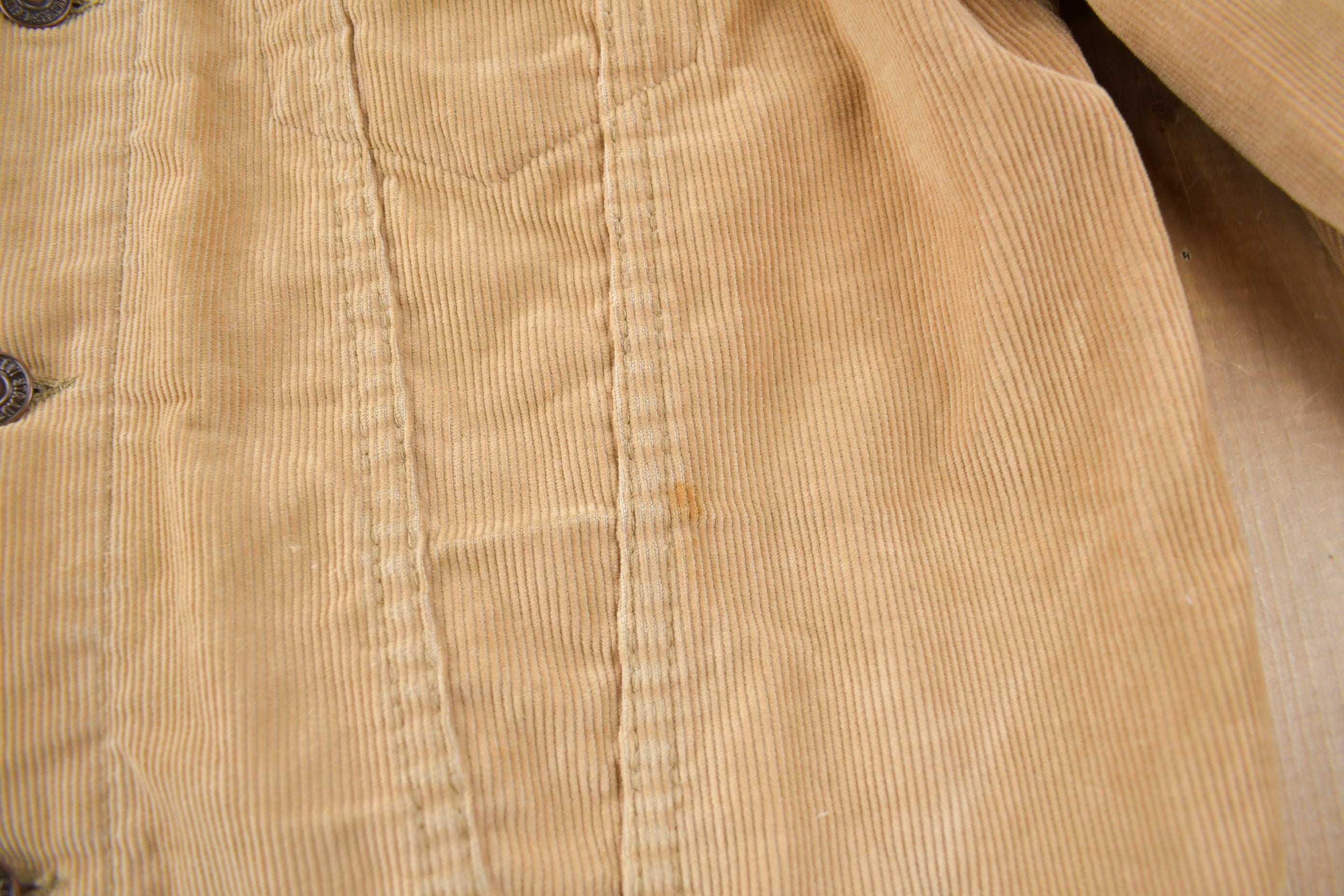 Vintage 1970s Levi's Corduroy Button Up Light Jacket