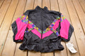 Vintage 1980s Active Elements Abstract Windbreaker Jacket