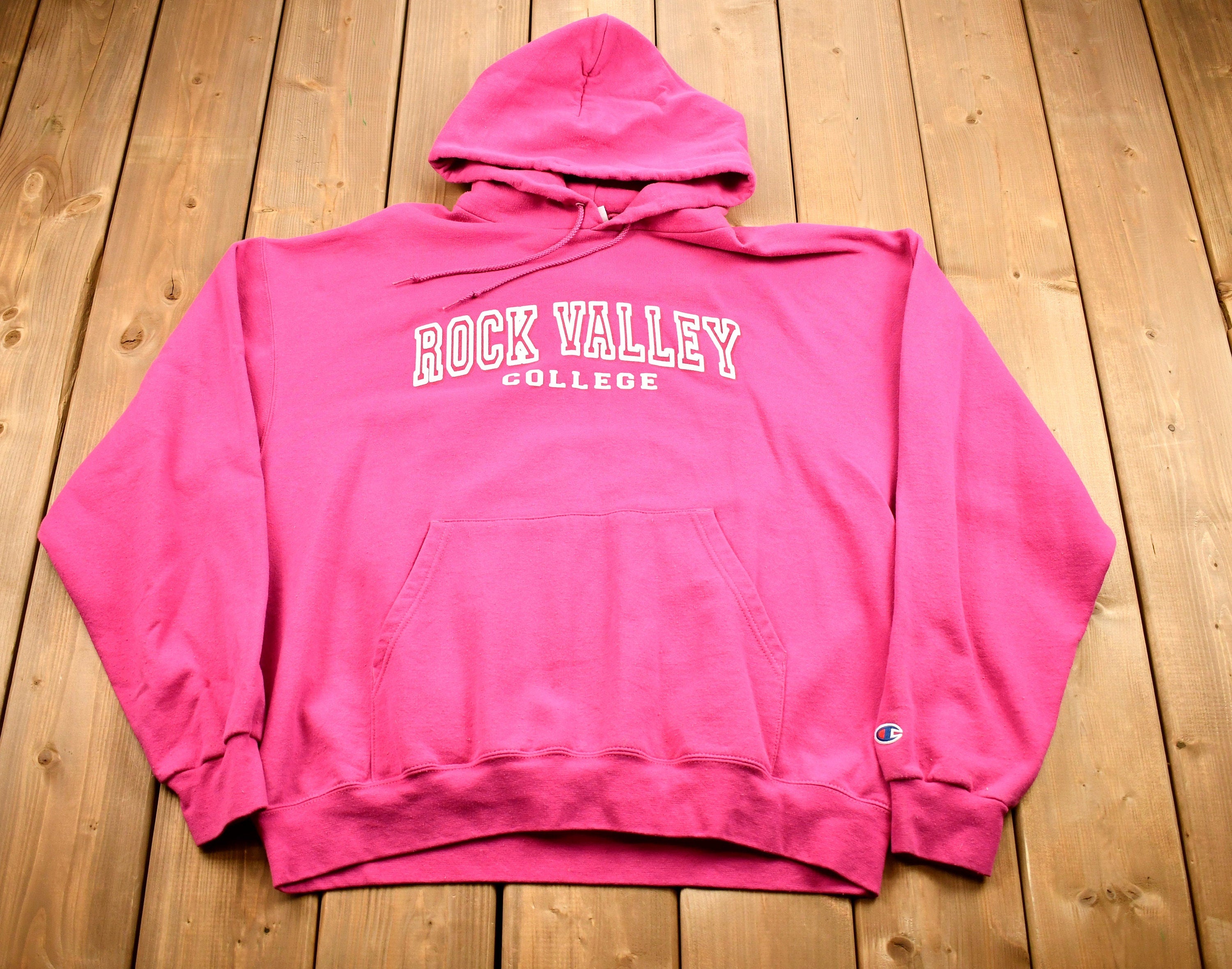 Vintage 1990s Champion Rock Valley College Hoodie