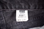 Vintage 1990s Levi's 550 Red Tab Denim Jeans Size 28 x 29