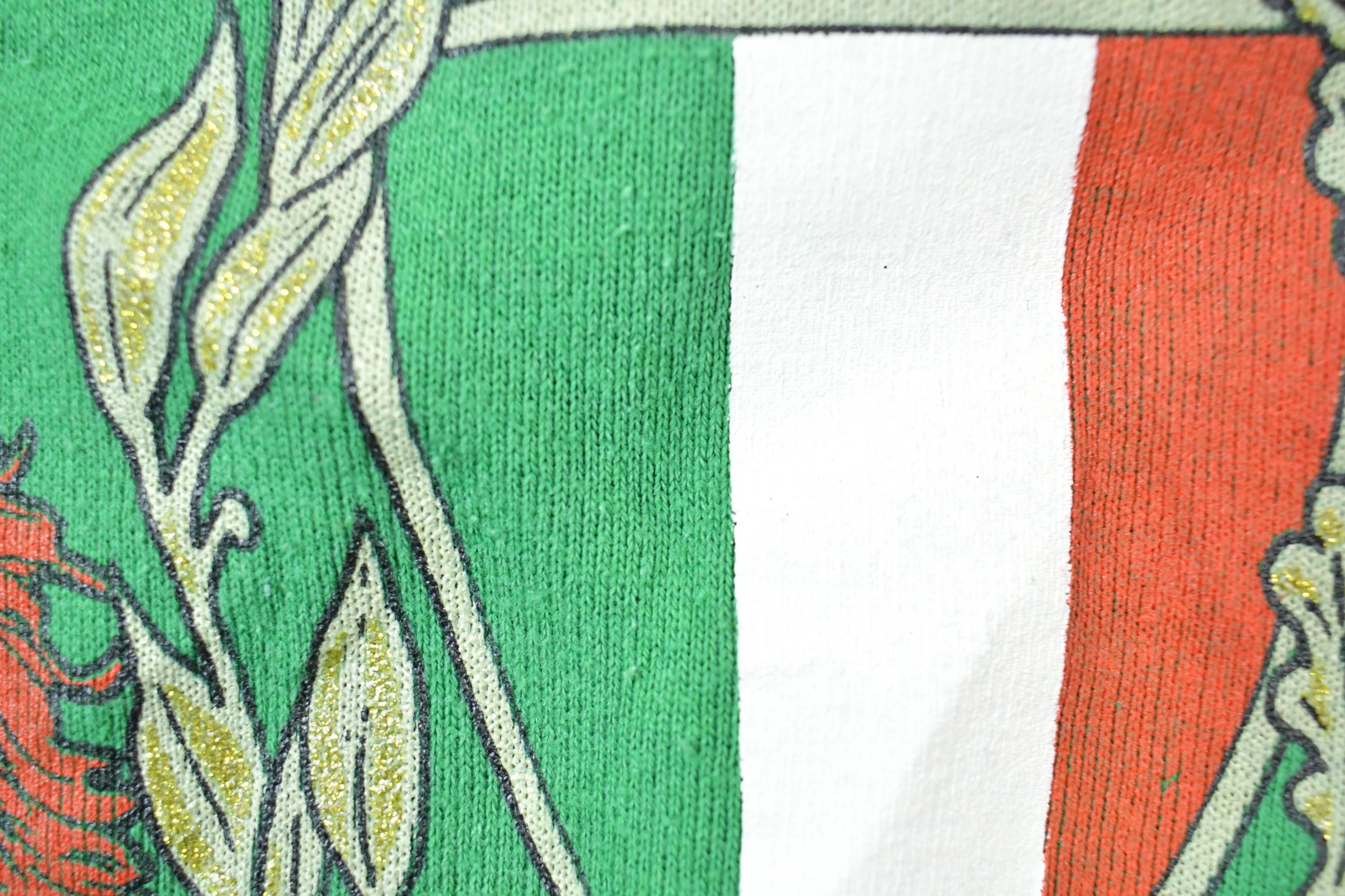 Vintage 1990s Italia National Screenprint Crewneck Sweatshirt