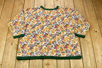 Vintage 1990s All Over Flower Print Cute Floral Crewneck