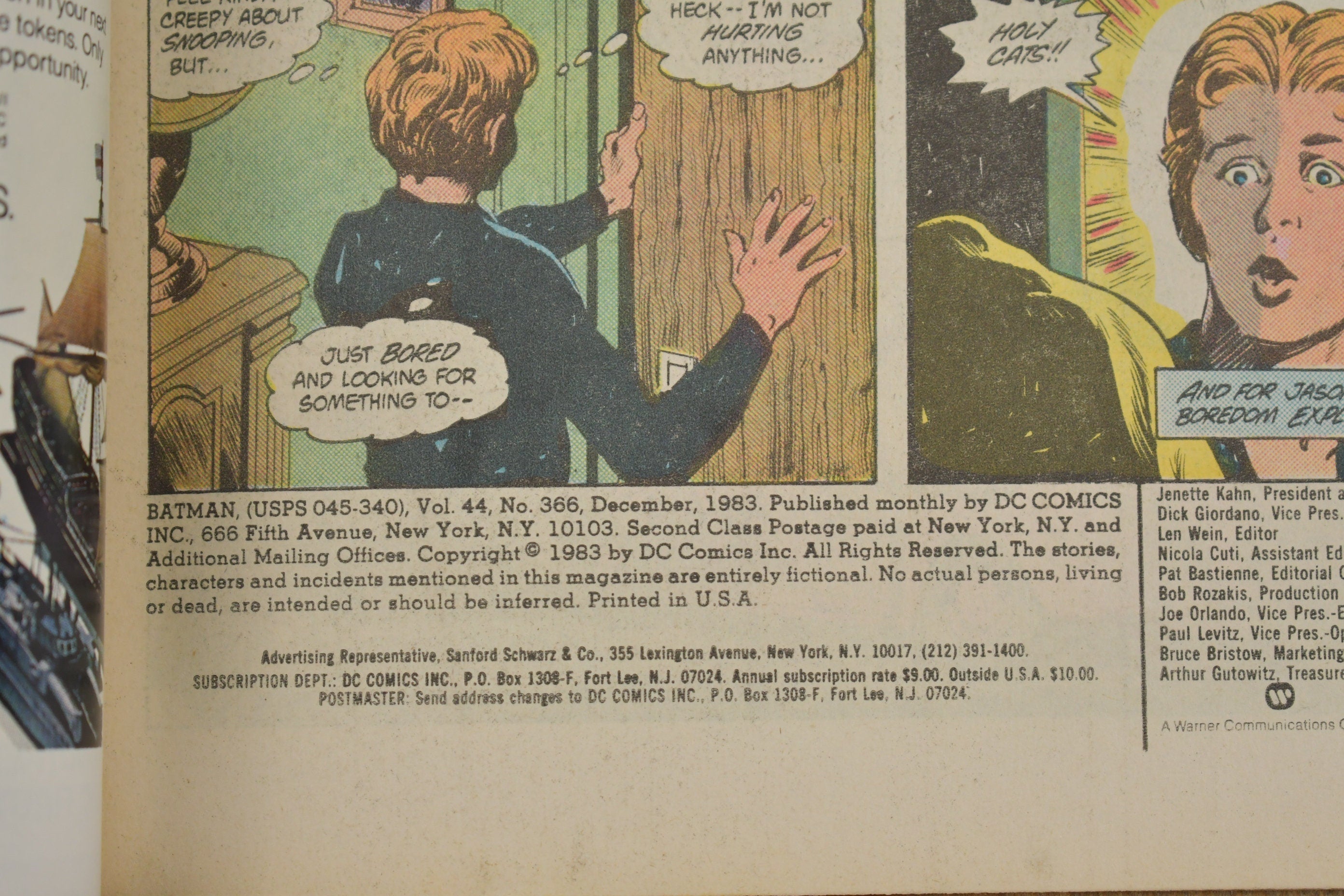 Vintage 1983 Batman The Joker Is Wild Comic Book