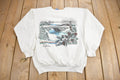 Vintage 1990s Ohio Winter Theme Crewneck Sweatshirt