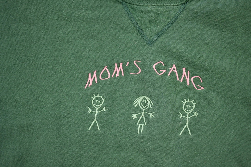 Vintage 1990s Mom's Gang Crewneck Sweater