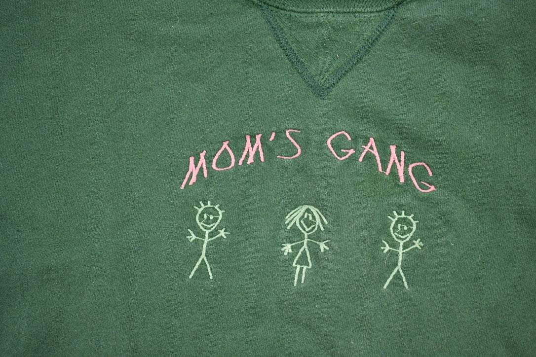 Vintage 1990s Mom's Gang Crewneck Sweater